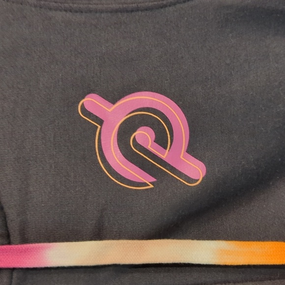 Peloton Size Small Full Zip Up Hoodie Sweatshirt Gray Pockets - Picture 2 of 10